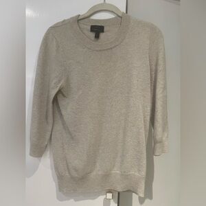 J. Crew Light Gray Women's Cashmere Sweater